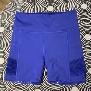 LIKE NEW ATHLETA Womens Ultimate Tennis Golf Pickle Advantage Blue Bike Shorts S